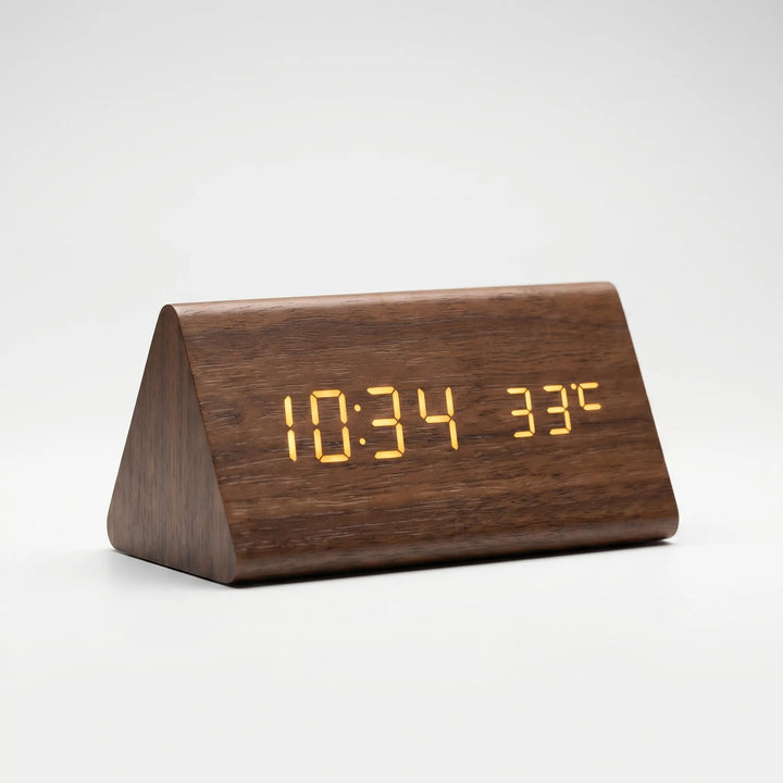 TimbroveVoice-Activated LED Desk Clock