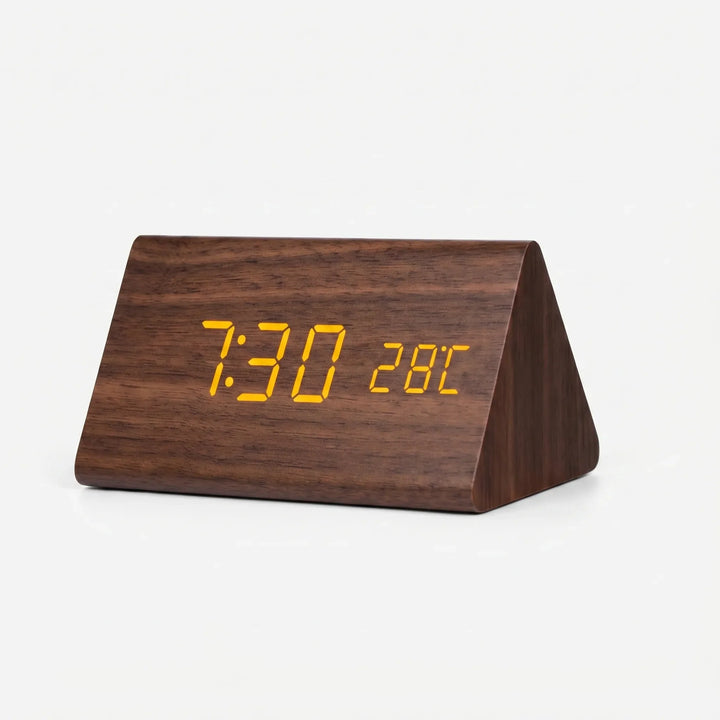 TimbroveVoice-Activated LED Desk Clock