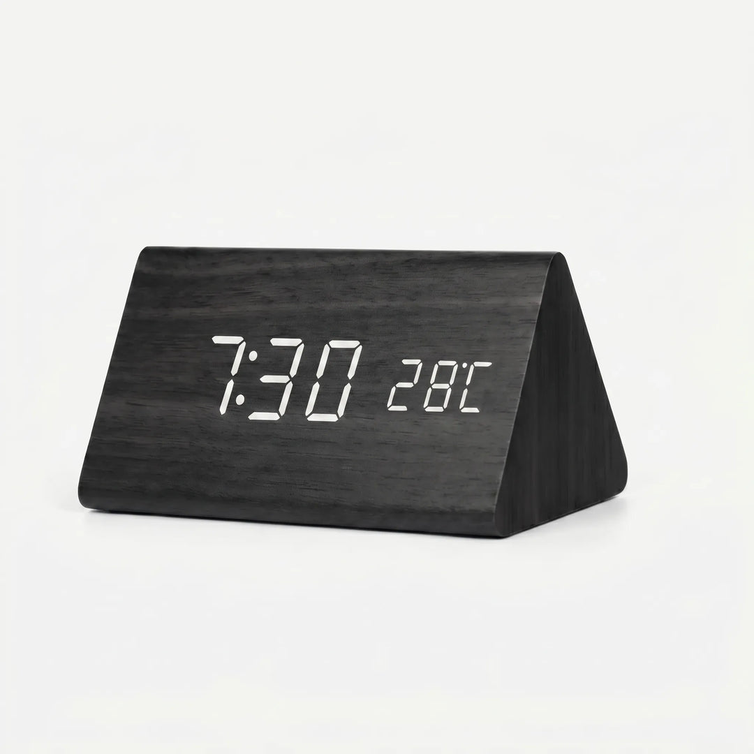 TimbroveVoice-Activated LED Desk Clock