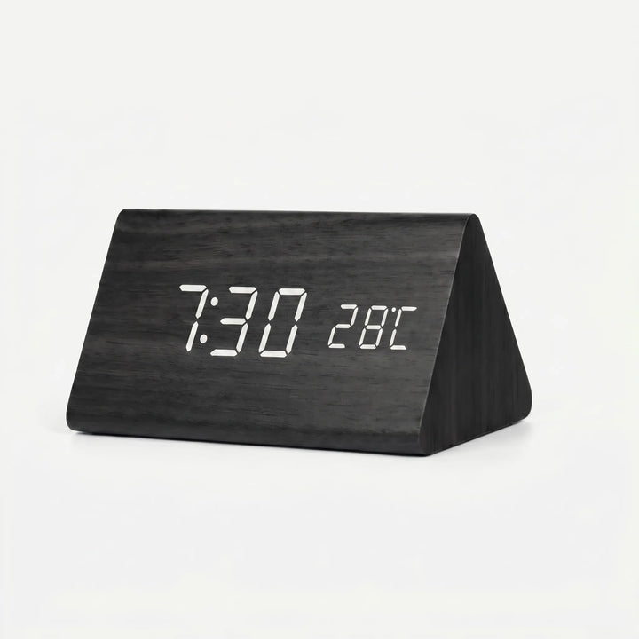 TimbroveVoice-Activated LED Desk Clock