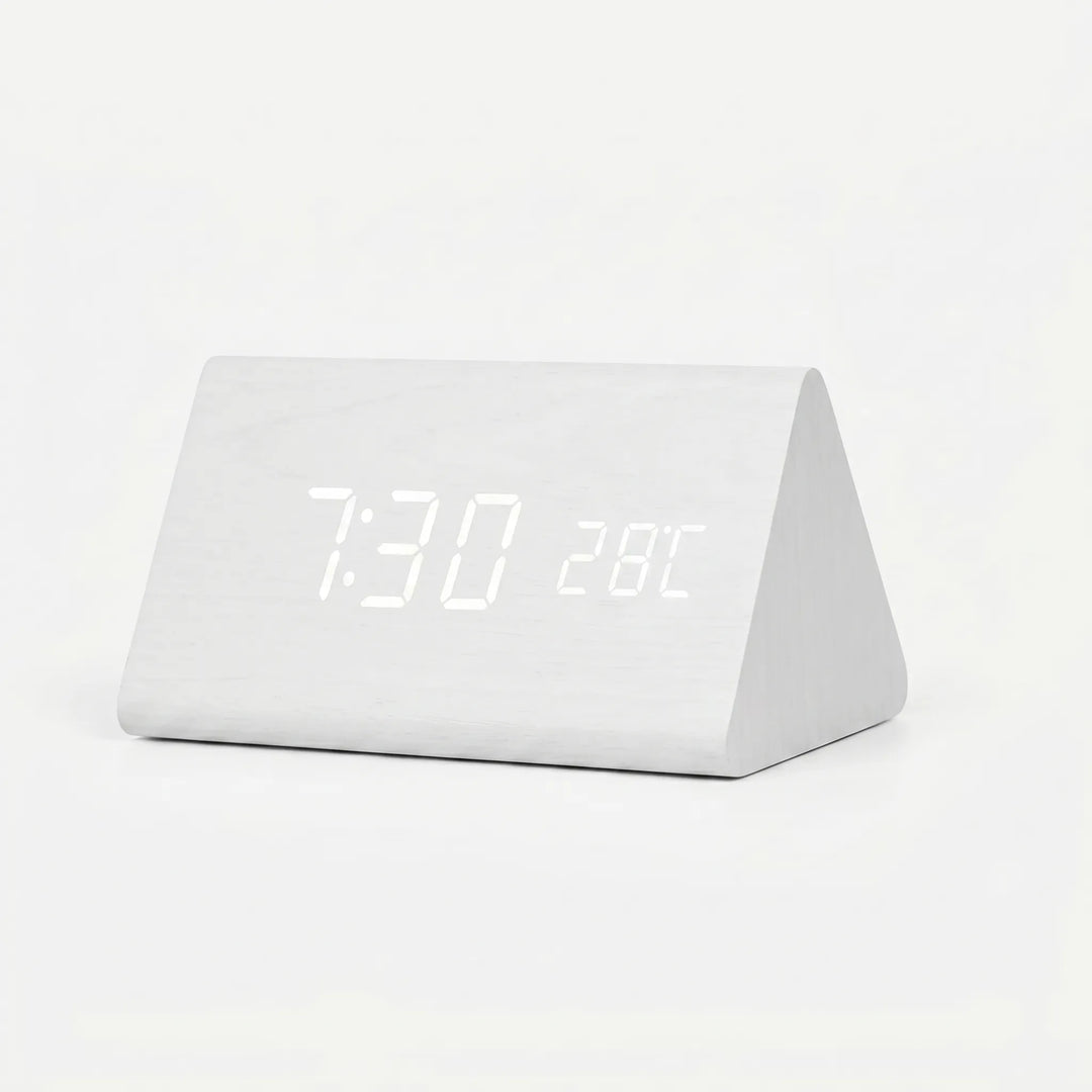 TimbroveVoice-Activated LED Desk Clock