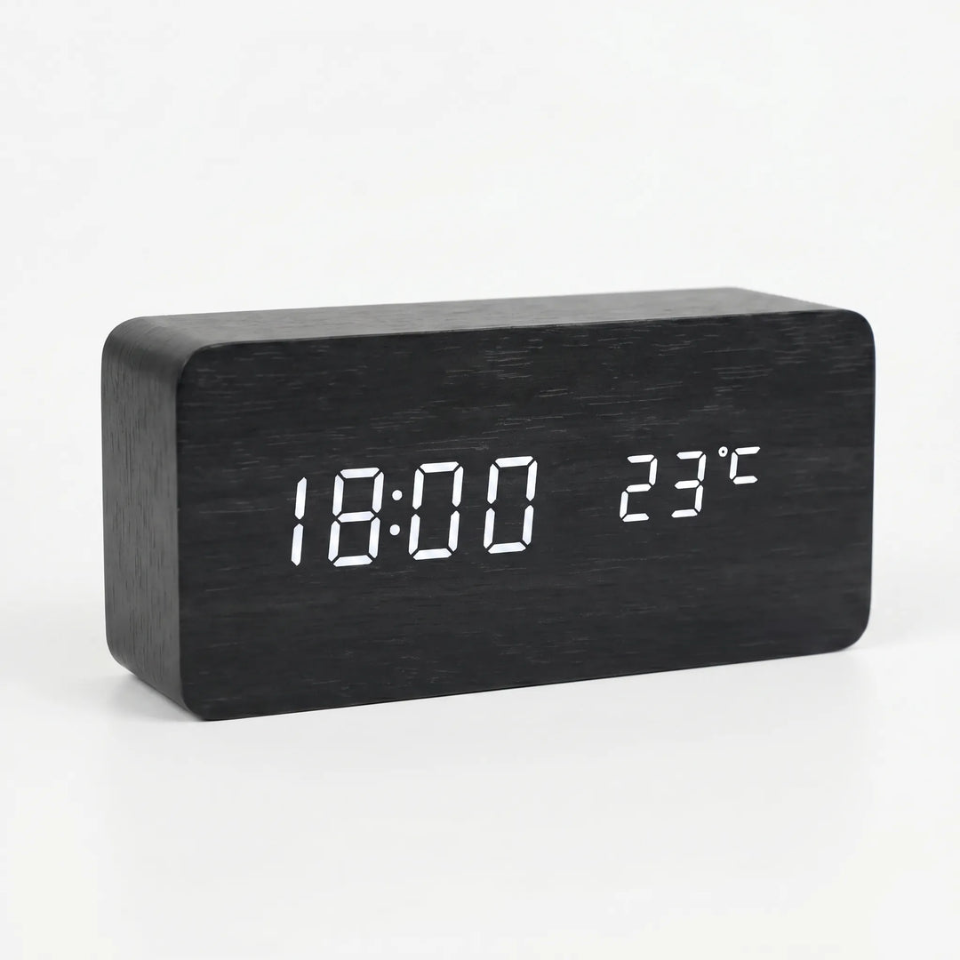 TimbroveVoice-Activated LED Desk Clock