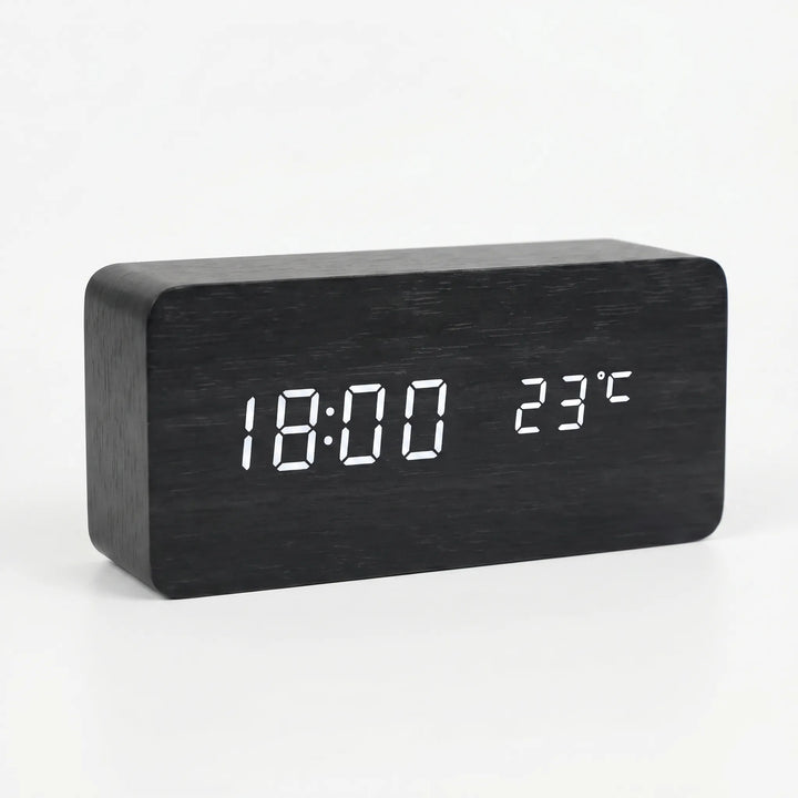 TimbroveVoice-Activated LED Desk Clock