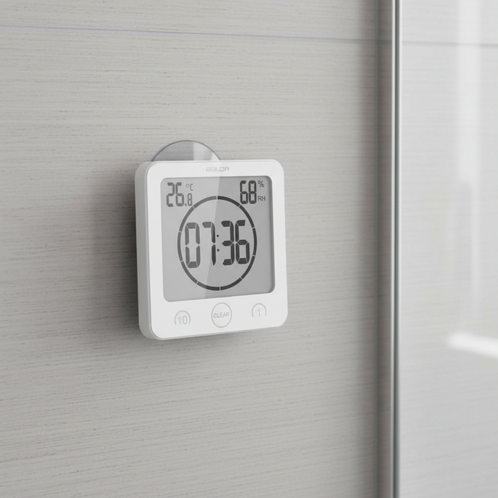 Douchetimer met zuignap – SplashClock