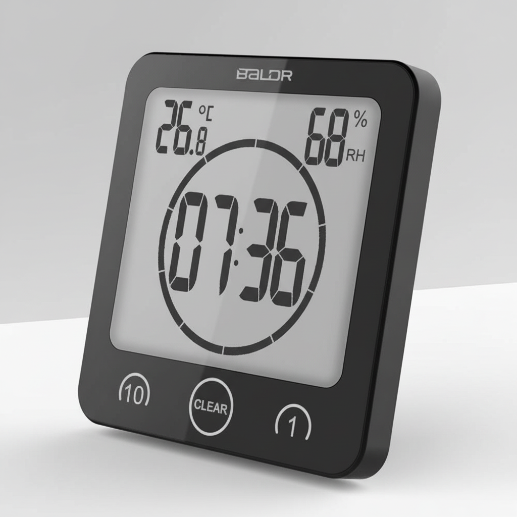 Douchetimer met zuignap – SplashClock