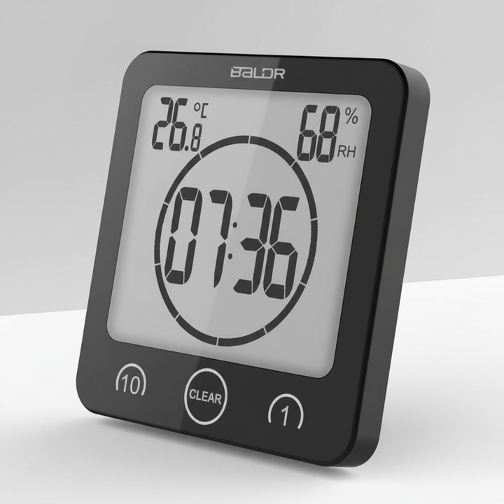 Douchetimer met zuignap – SplashClock
