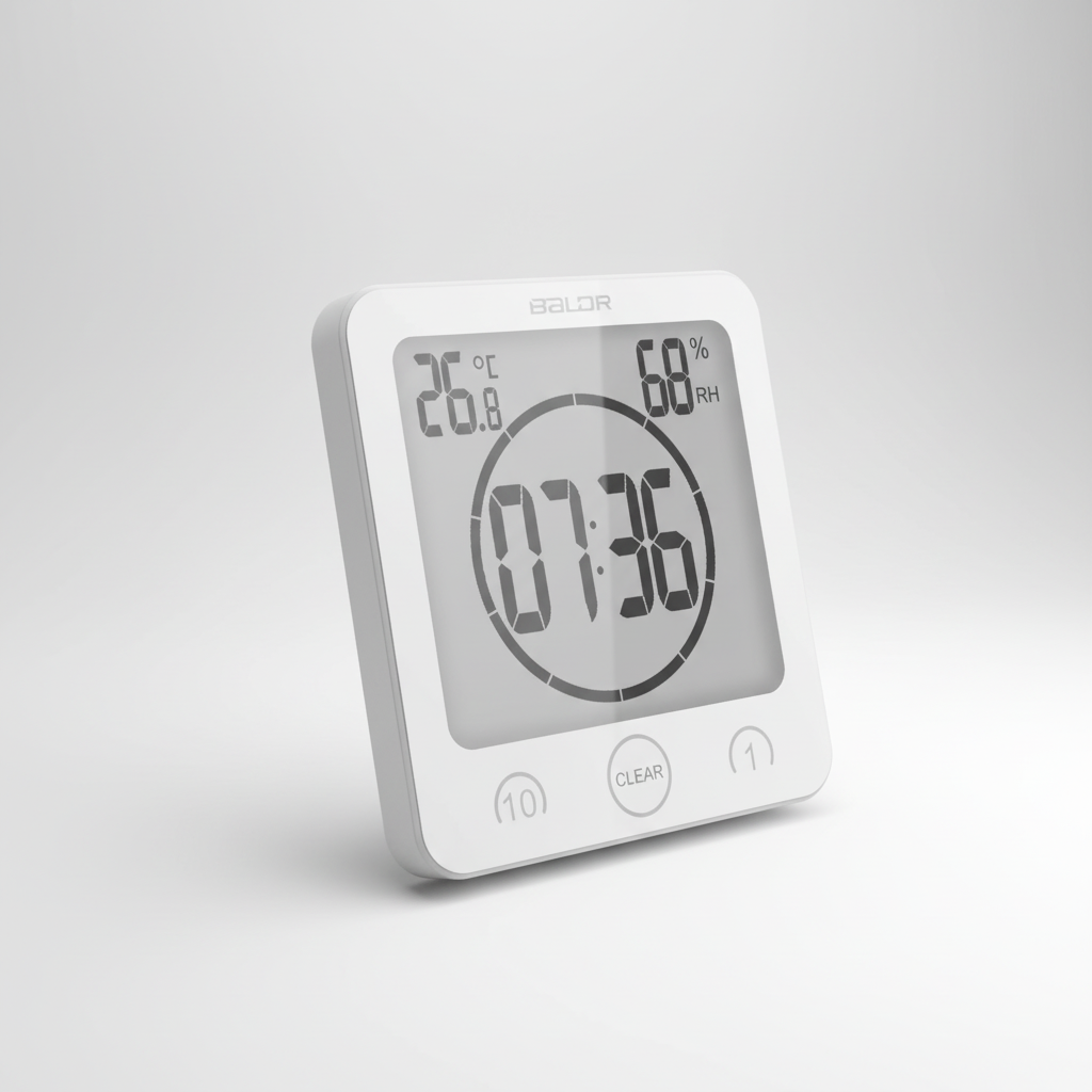 Douchetimer met zuignap – SplashClock