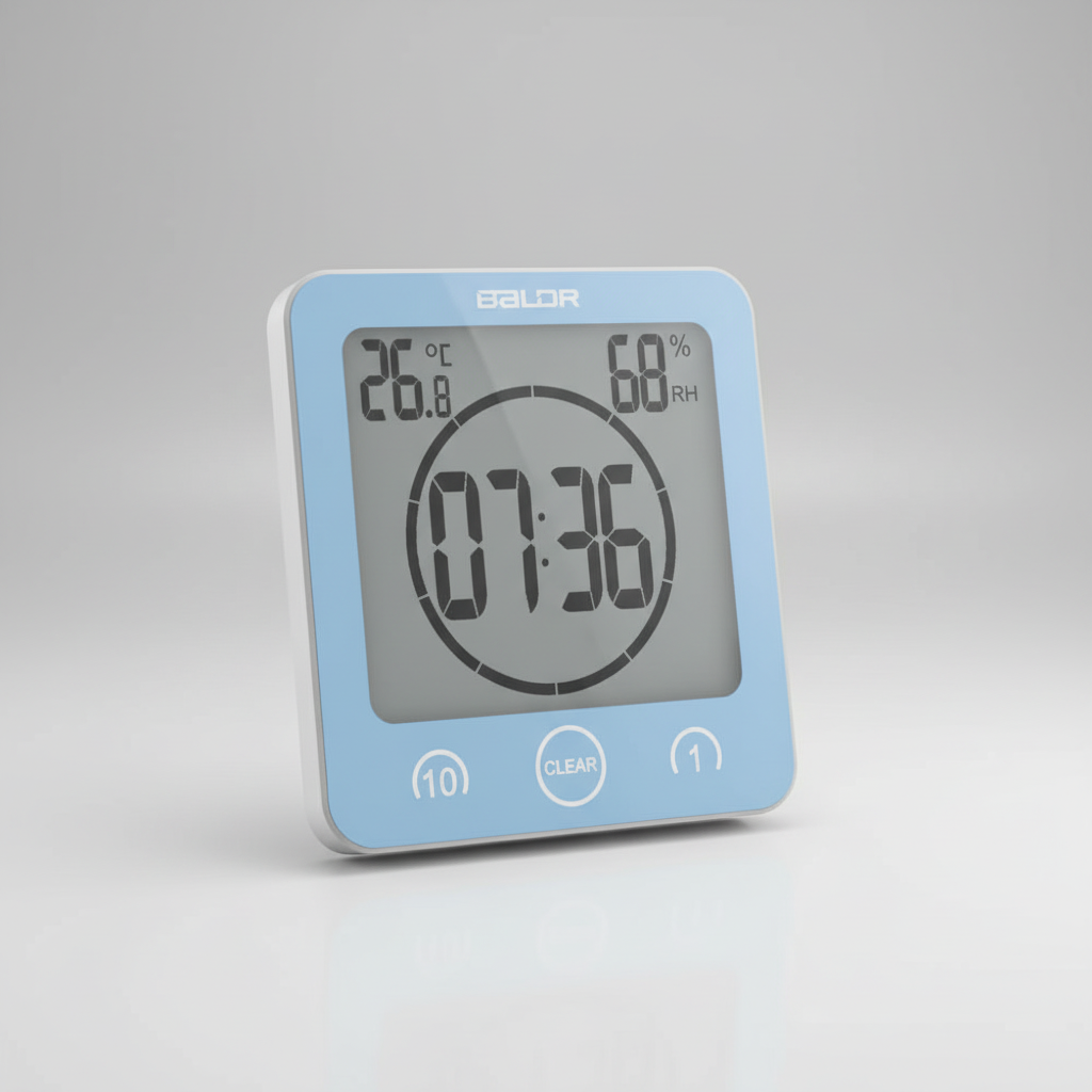 Douchetimer met zuignap – SplashClock