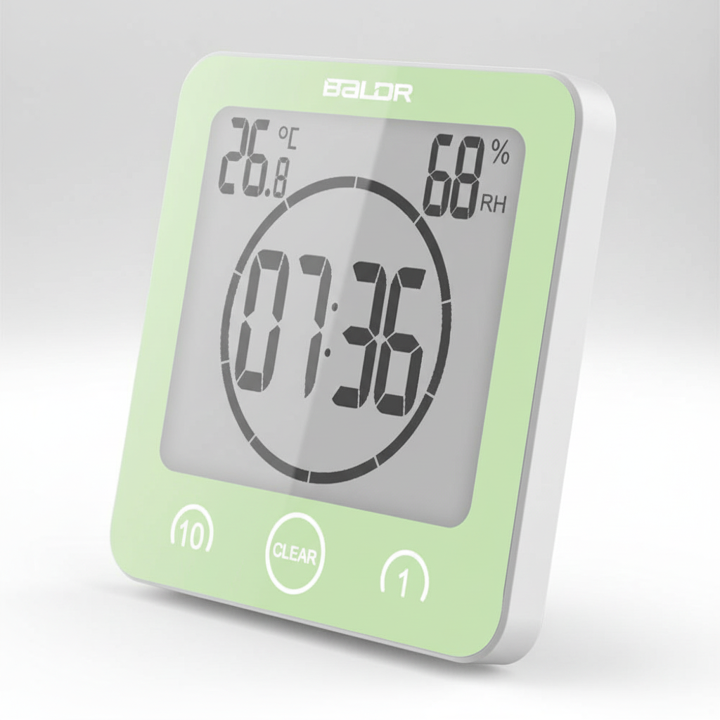 Douchetimer met zuignap – SplashClock
