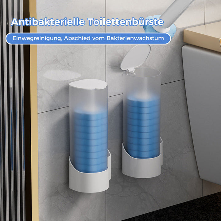 WC-borstel voor Eenmalig Gebruik | Antibacterieel | Hygiënische Sponskopjes | CleanClick