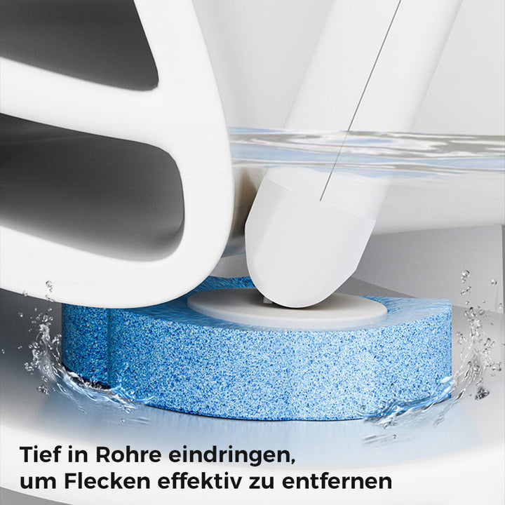 Wegwerptoiletborstel | Antibacteriële, hygiënische sponsopzetstukken