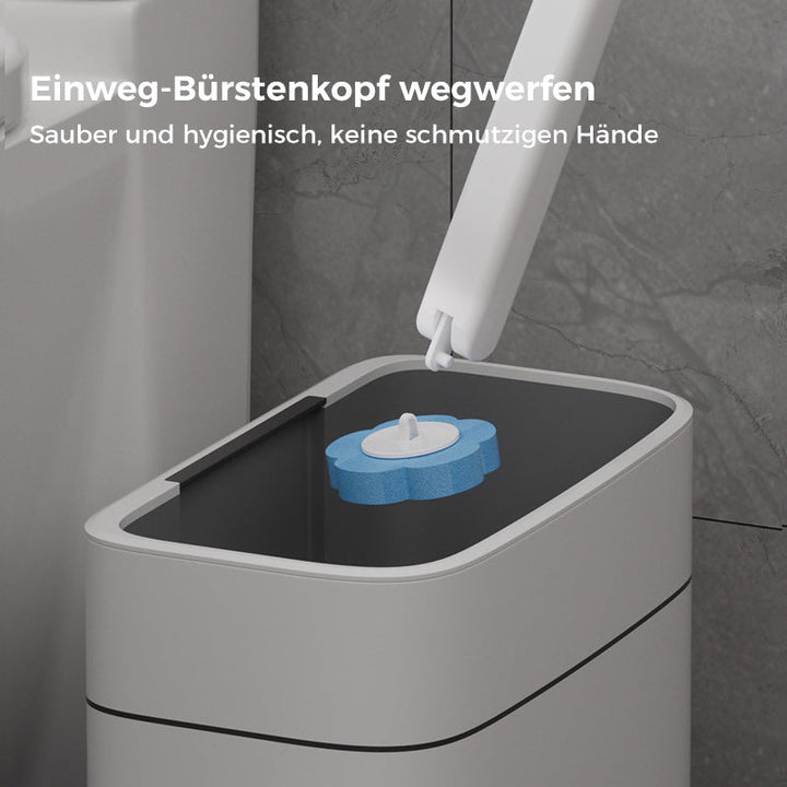 WC-borstel voor Eenmalig Gebruik | Antibacterieel | Hygiënische Sponskopjes | CleanClick