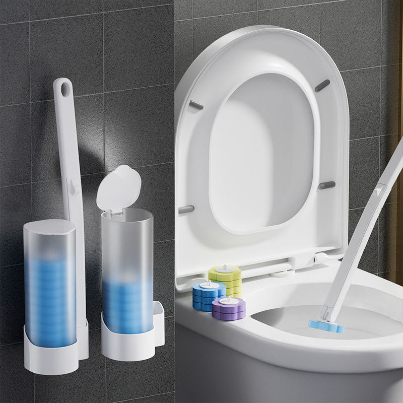 WC-borstel voor Eenmalig Gebruik | Antibacterieel | Hygiënische Sponskopjes | CleanClick