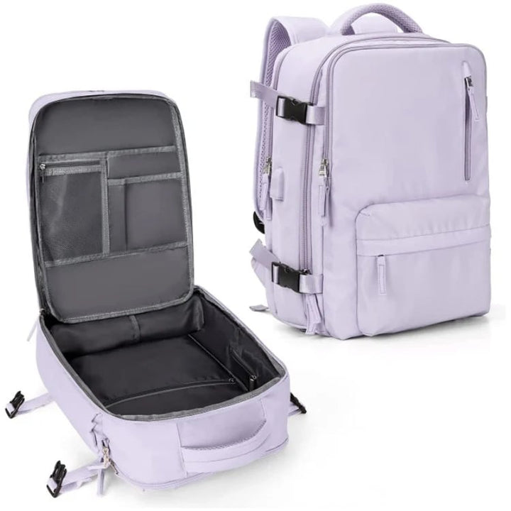 Multifunctionele damesrugzak 35 L met USB-aansluiting