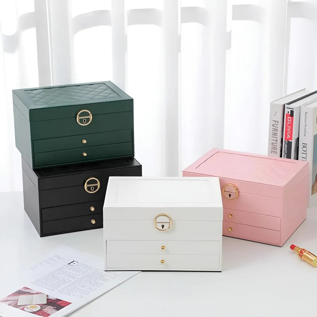 Luxe Meerlaagse Sieradendoos - EleganceBox