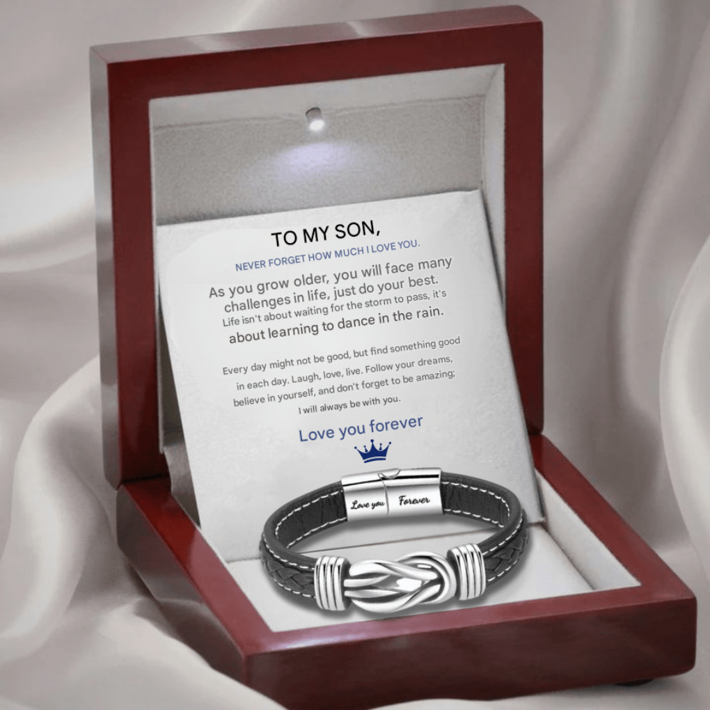 Infinity-armband voor heren