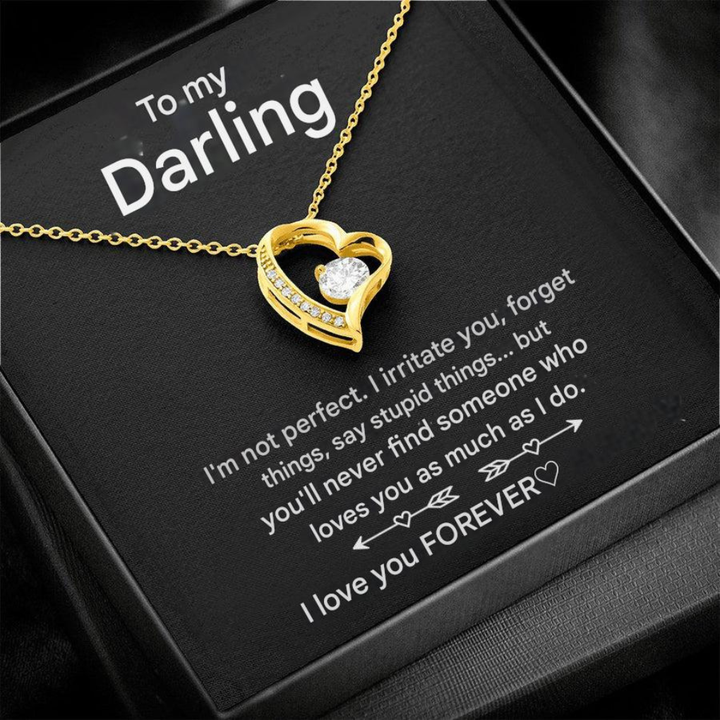 Hartketting - Gegraveerde boodschap voor geliefde