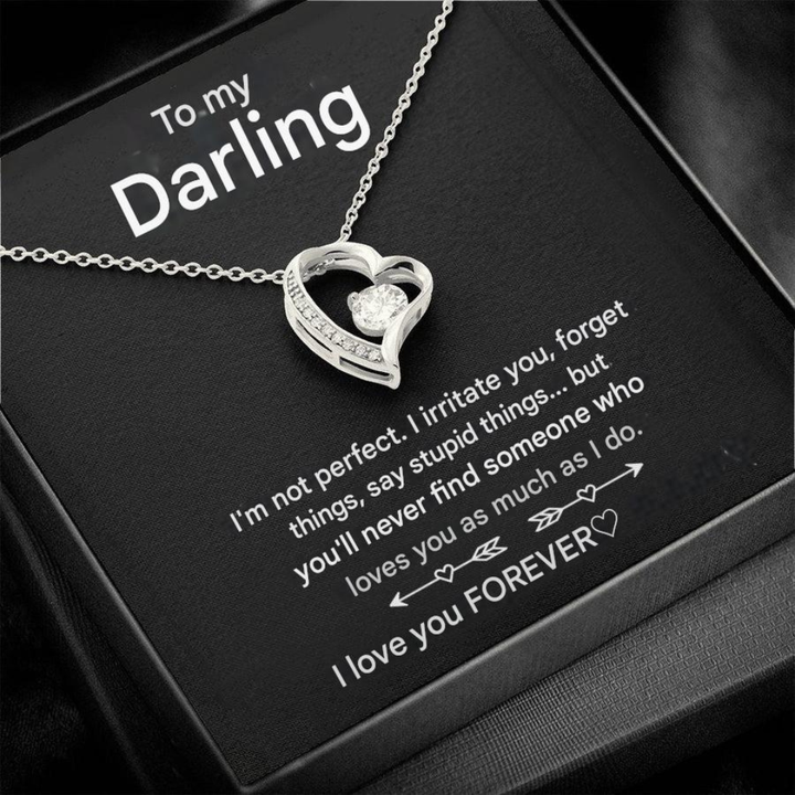 Hartketting - Gegraveerde boodschap voor geliefde