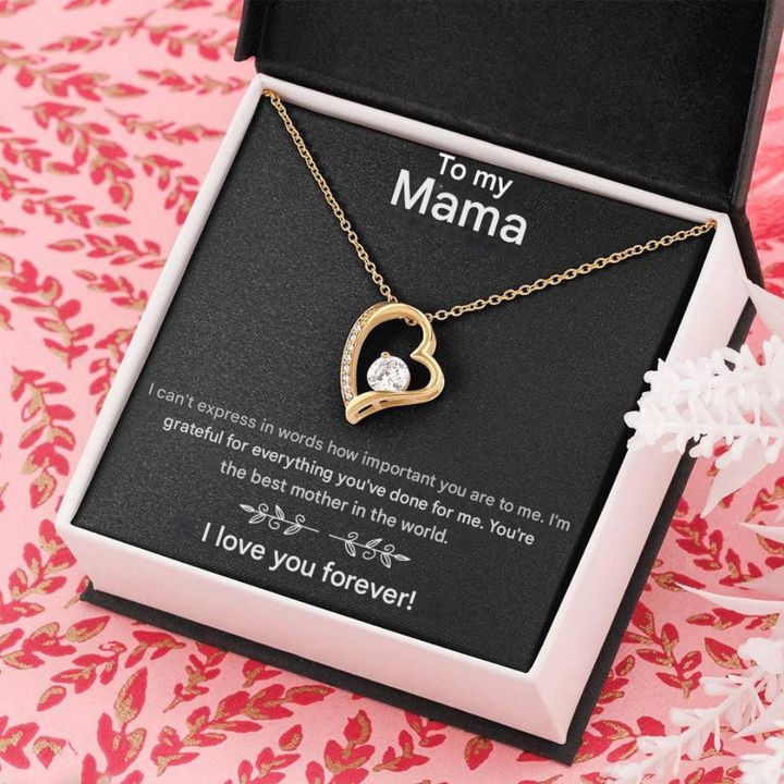 Ketting met hartvormige hanger