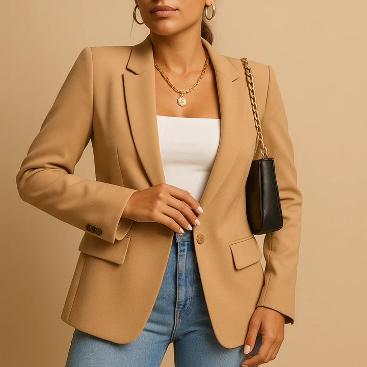 Elegante Getailleerde Blazer voor Dames