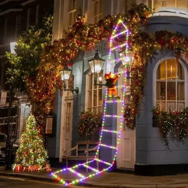 Kerstdecoratie klimmen