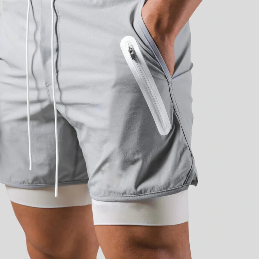 2-in-1 sportbroek voor heren