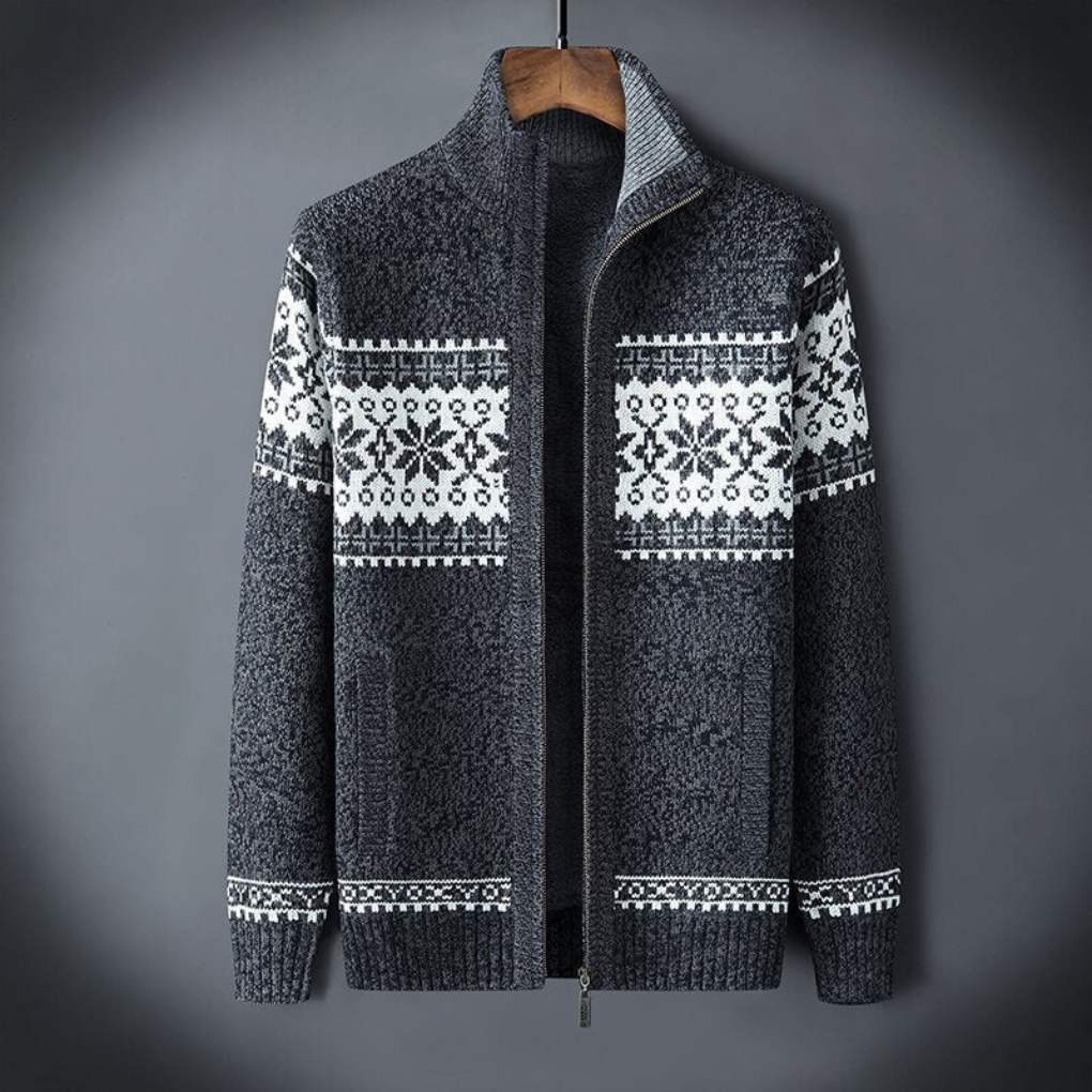 Gebreid vest voor heren