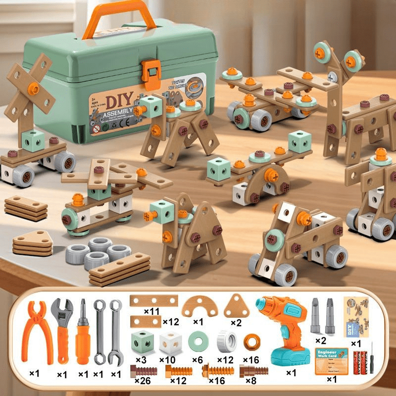BUILDMASTER – Gereedschapsset voor creatieve kinderen vanaf 3 jaar