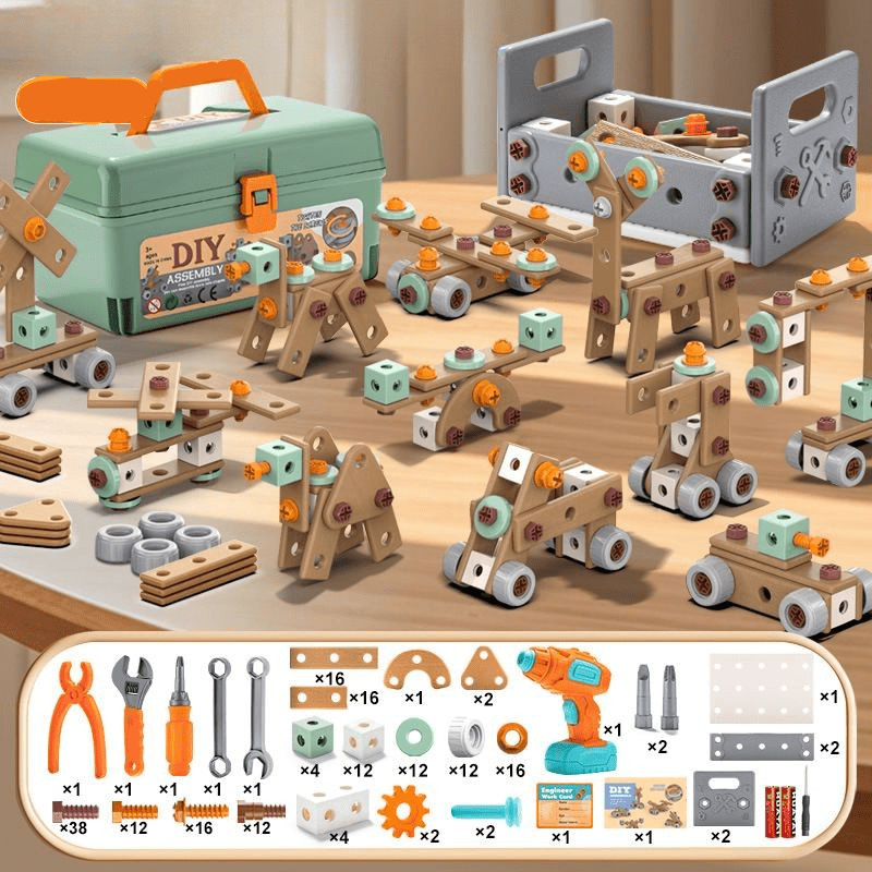 BUILDMASTER – Gereedschapsset voor creatieve kinderen vanaf 3 jaar