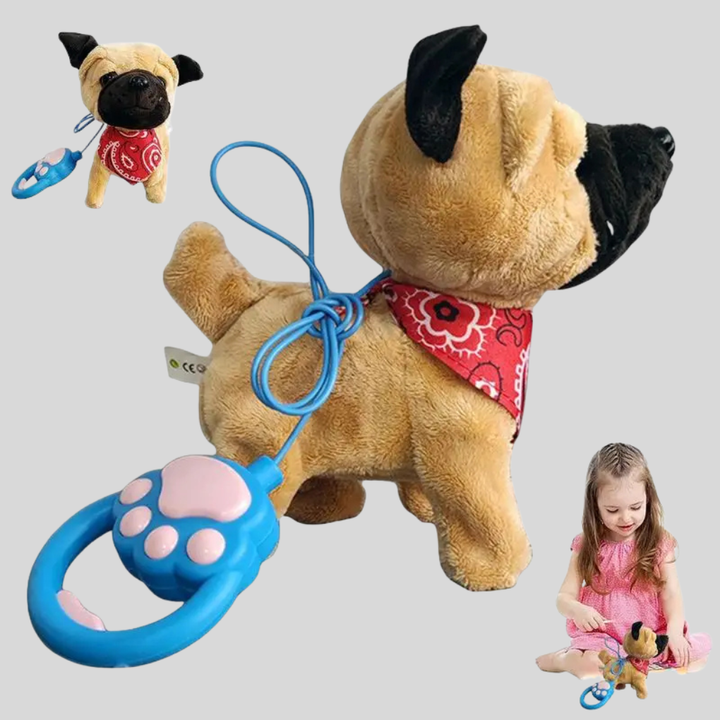 Interactieve pluche puppy - elektronische speelgoedhond