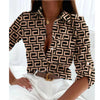Blouse met kleurverloopprint voor dames – Hemelse stijl voor dagelijks gebruik