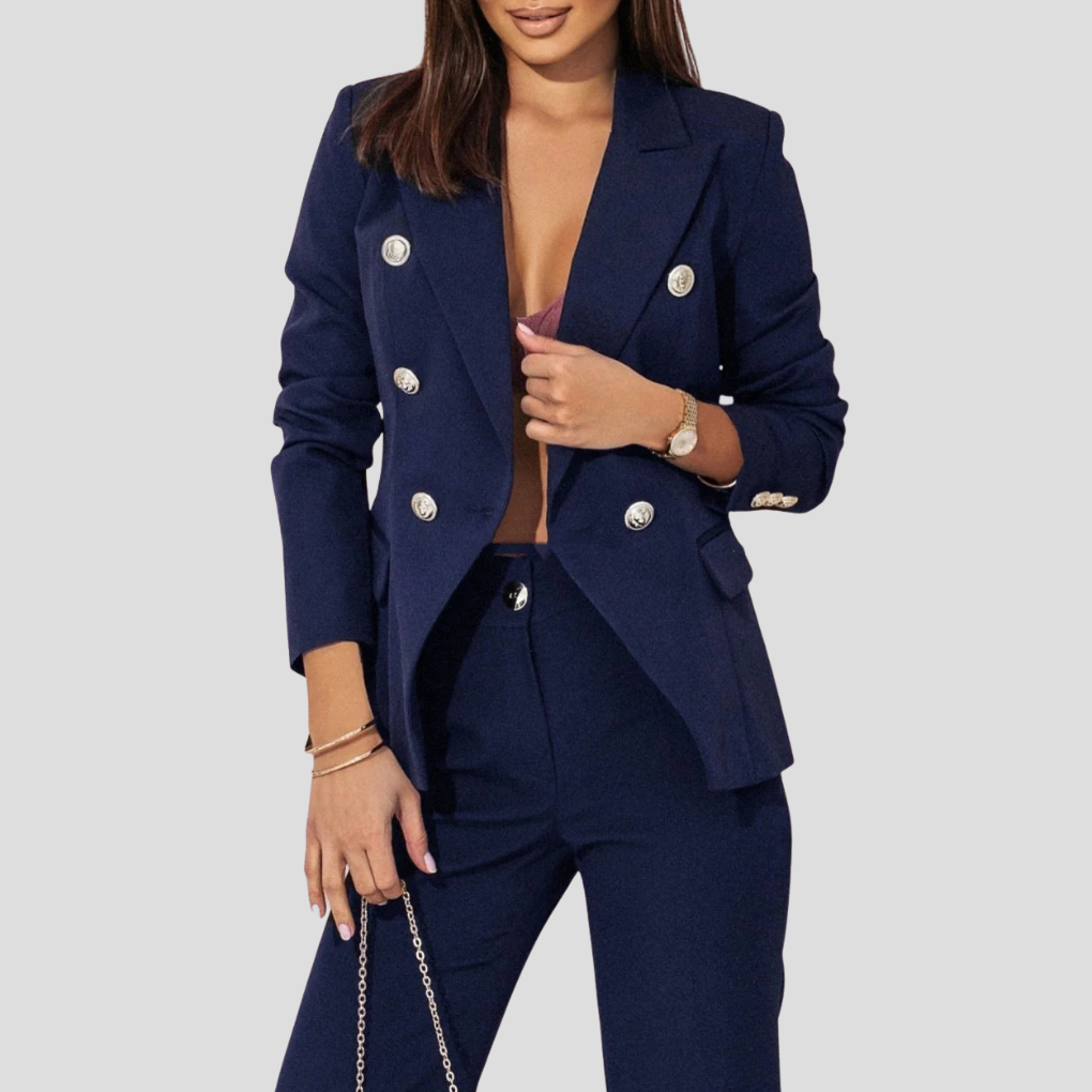 Elisea Blazerset voor dames – modern zomerpak