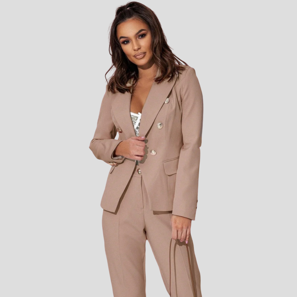 Elisea Blazerset voor dames – modern zomerpak