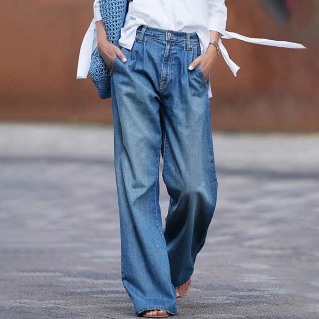 Wijde jeans voor dames
