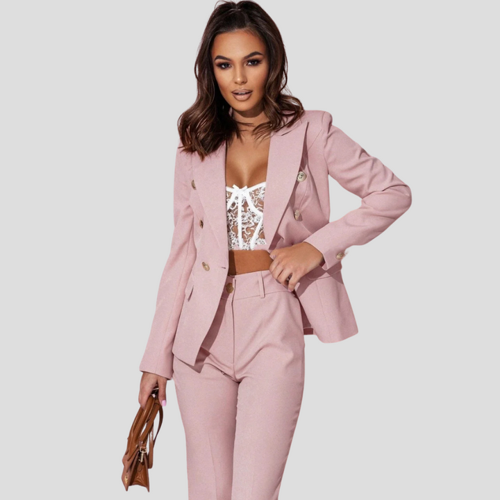 Elisea Blazerset voor dames – modern zomerpak