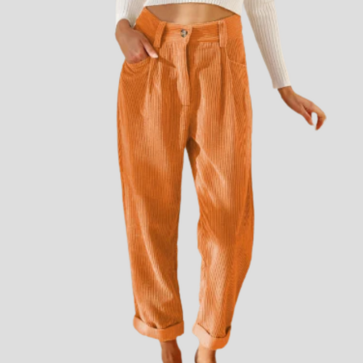 Stijlvolle Corduroy Broek – Comfortabel Flair met Textuur