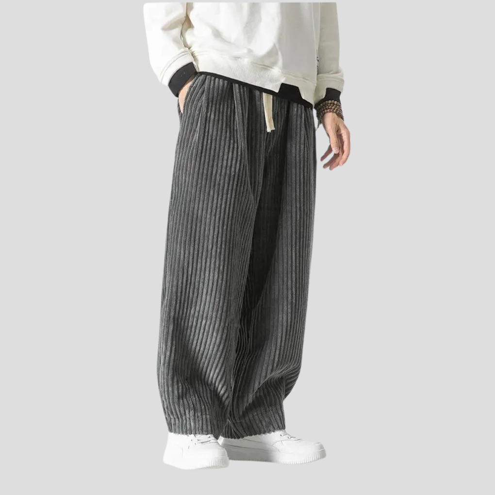 Losse rechte broek voor heren