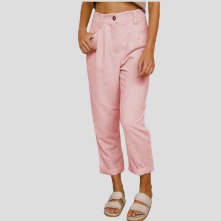 Stijlvolle corduroy broek – comfortabel flair met textuur