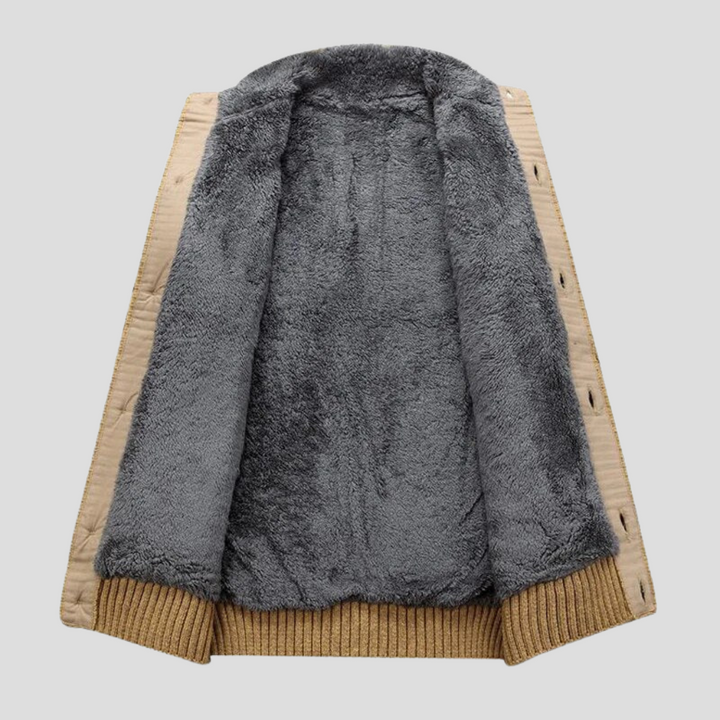 Dames Gebreid Vest met Pluche Voering