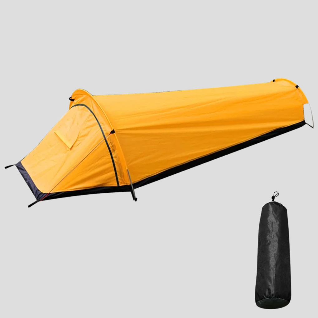 Compacte waterdichte tent