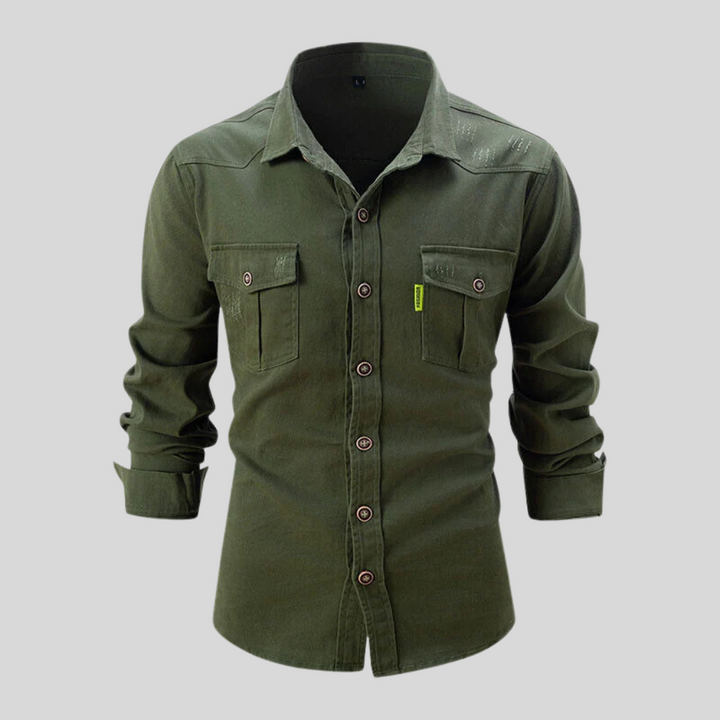 Herenoverhemd voor overdag – robuust design met alledaagse functionaliteit