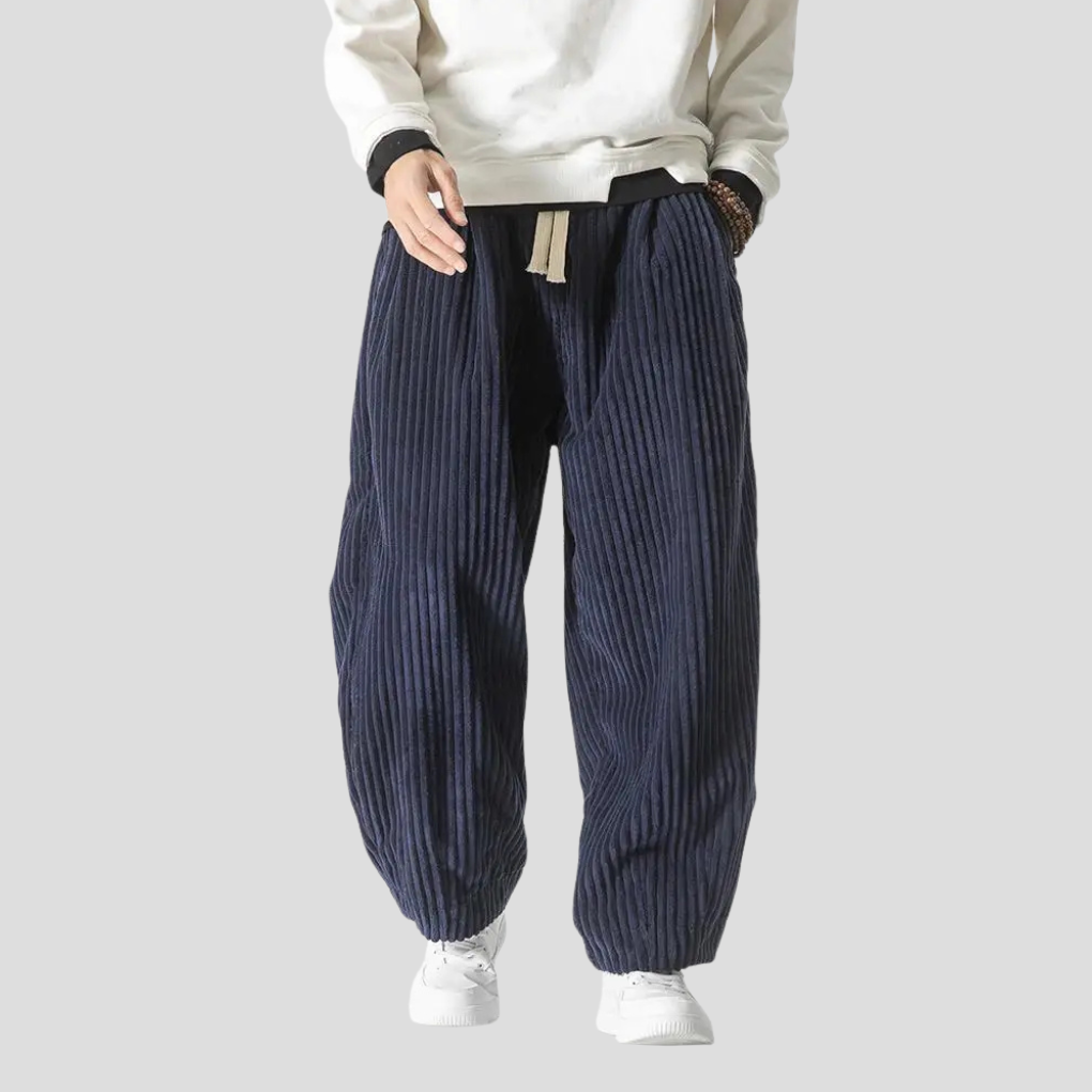 Losse rechte broek voor heren