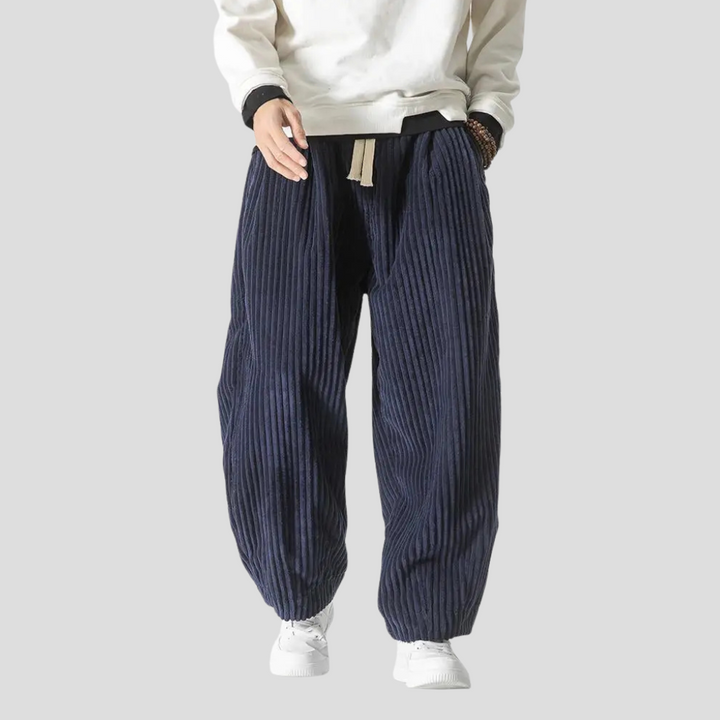 Losse rechte broek voor heren