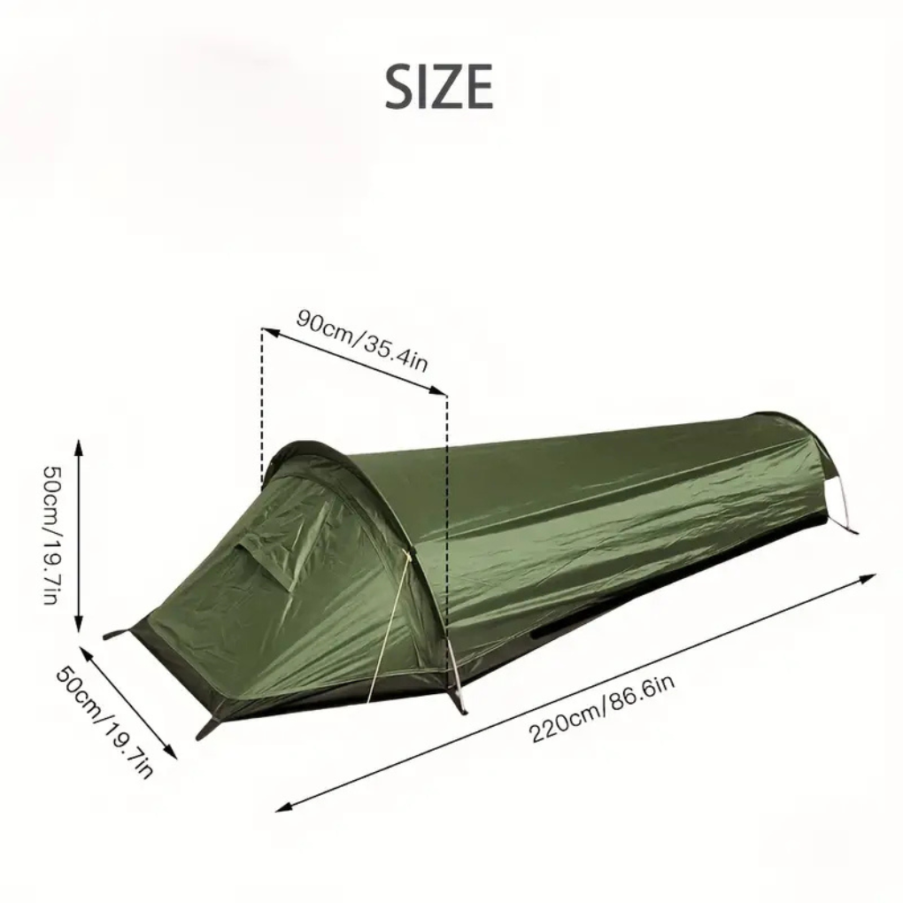 Compacte waterdichte tent