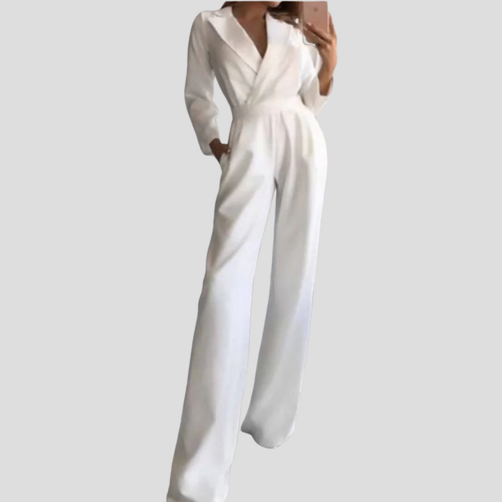 Damesjumpsuit met brede bandjes