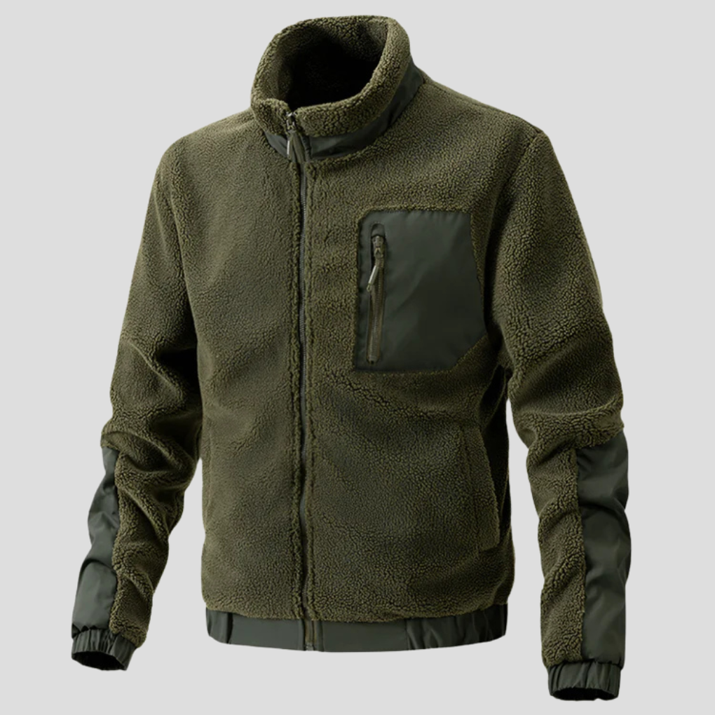 Heren outdoor fleece jas