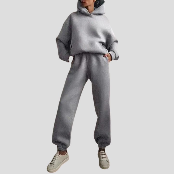 Dames Hoodie & Jogger Set – Ontspannen Winter Loungewear
