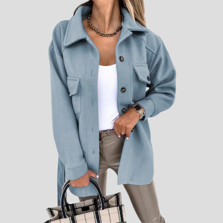 Dames Oversized Jas – Ontspannen Laag met Veelzijdige Pasvorm