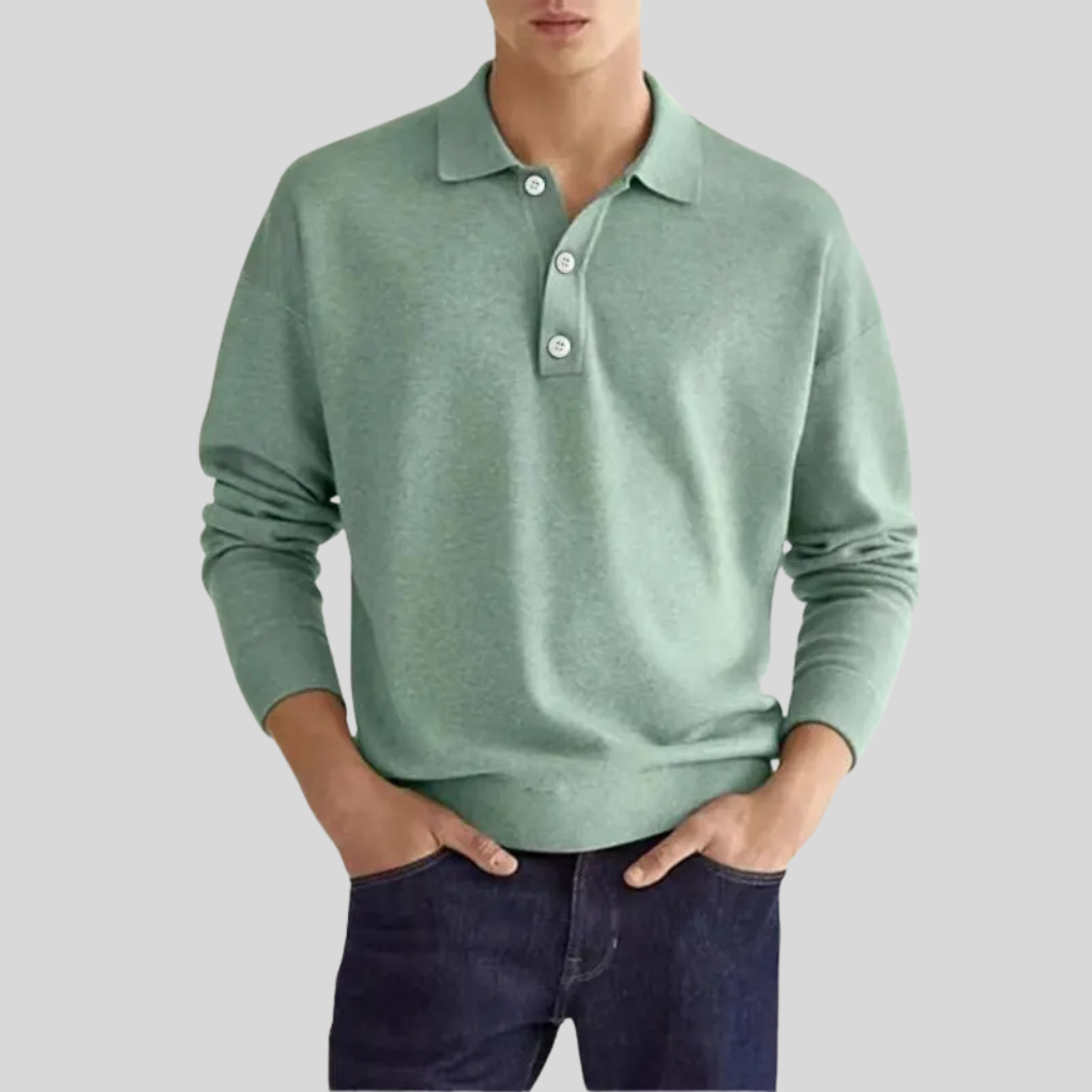 Poloshirt van katoenmix voor heren – Strakke stijl voor dagelijks gebruik