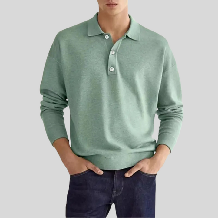 Poloshirt van katoenmix voor heren – Strakke stijl voor dagelijks gebruik